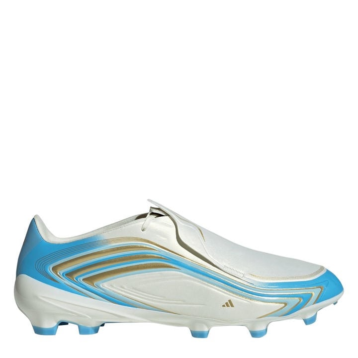 Adidas Men's White F50  League Firm Ground Football Boots in Size 10, Sports Direct