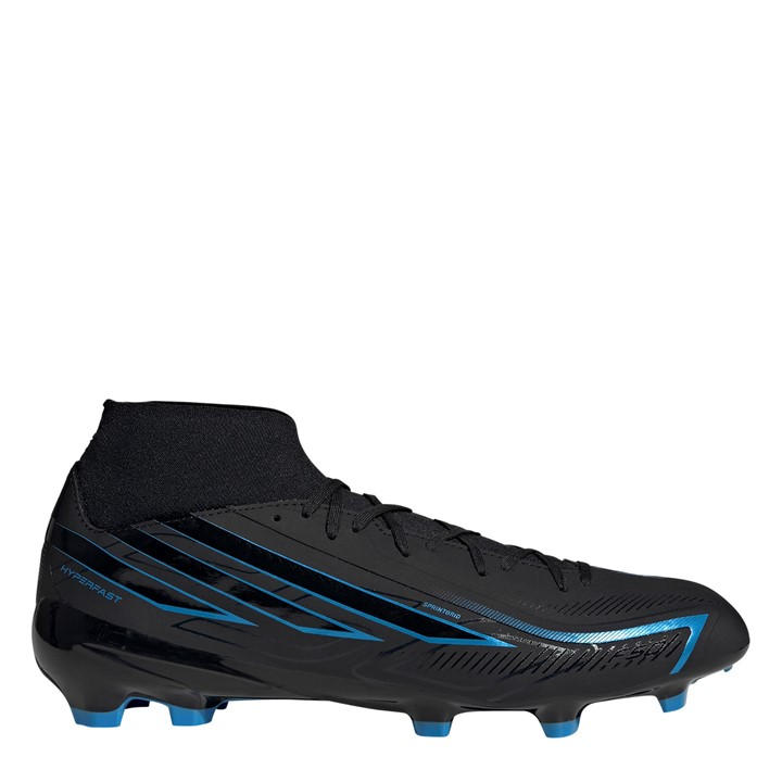 Adidas Men's Black F50 Hyperfast League Mid Firm Ground Football Boots in Size 10.5, Sports Direct