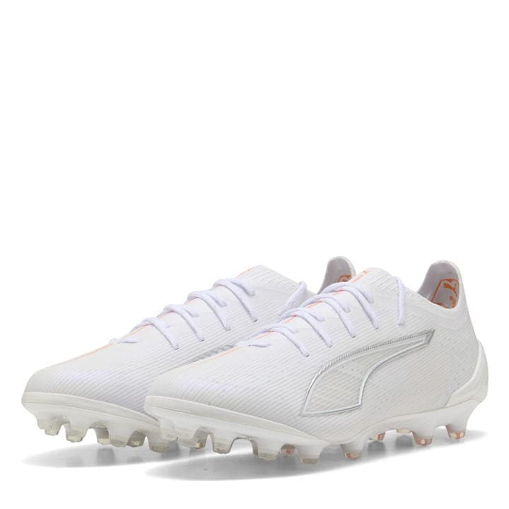 Puma Men's White 6 Ultimate Ag Firm Ground Football Boots in Size 12, Sports Direct