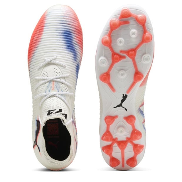Puma White - Puma - Men's 8 Ultimate MG Firm Ground Football Boots