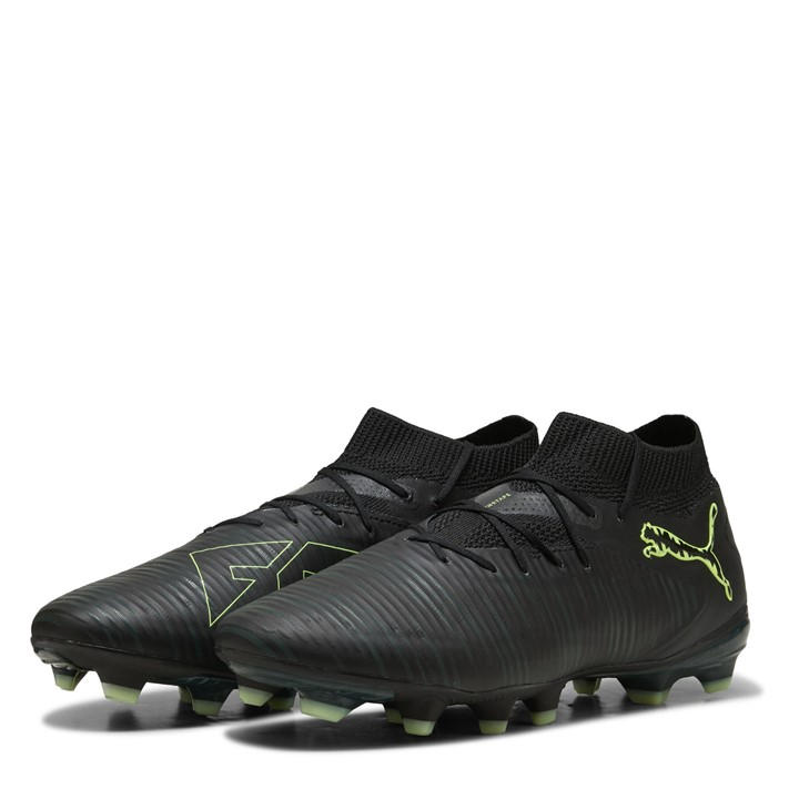 Puma Men's Black 8 Pro Firm Ground Football Boots in Size 6.5, Sports Direct
