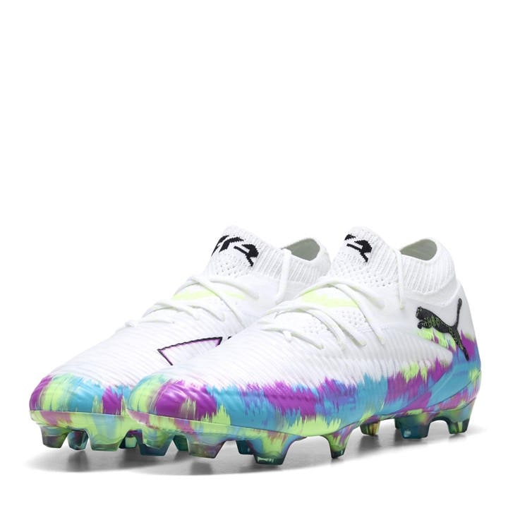 Puma Men's White 8 Ultimate Brilliance Firm Ground Football Boots in Size 9, Sports Direct
