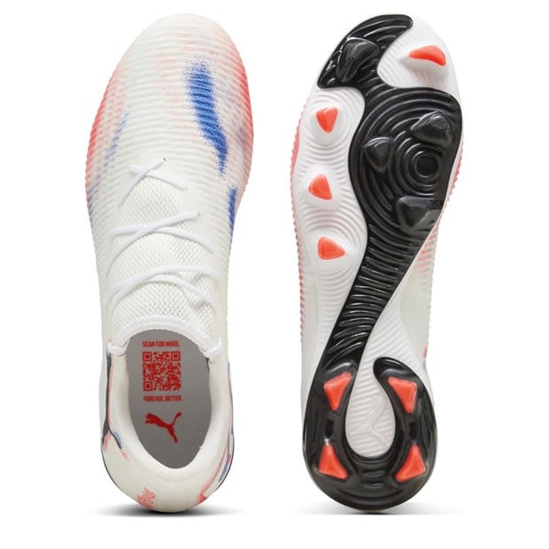 Puma White-Pu - Puma - Men's Future 8 Match Low FG/AG Firm Ground Football Boots