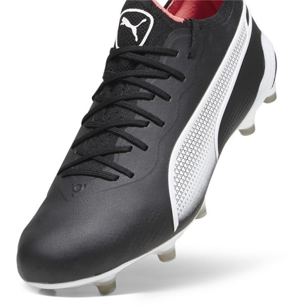 Черно/Бяло/Орхидея - Puma - PUMA KING Ultimate Firm Ground Football Boots