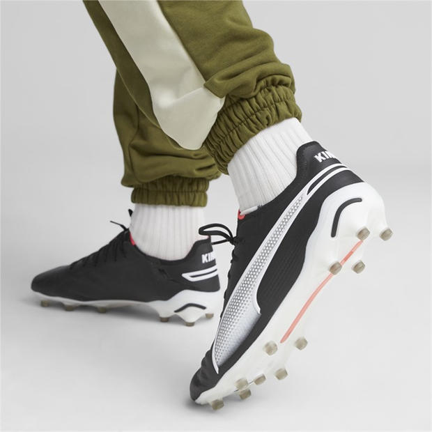 Черно/Бяло/Орхидея - Puma - PUMA KING Ultimate Firm Ground Football Boots