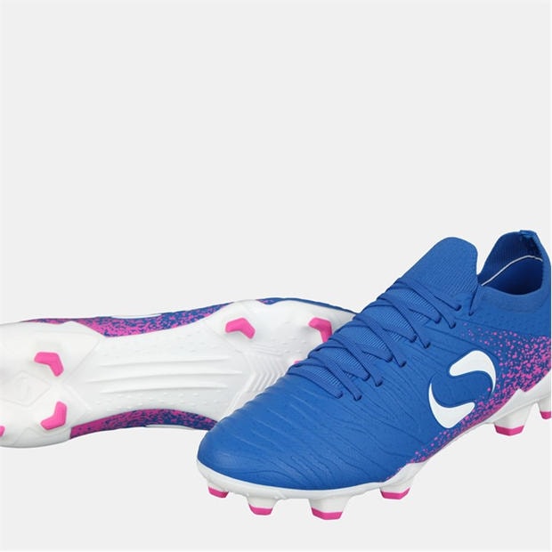 Blue/Pink - Sondico - Blaze Firm Ground Football Boots