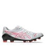 WHITE/FLASH RED - Asics - DS Light Acros 3 Firm Ground Boots