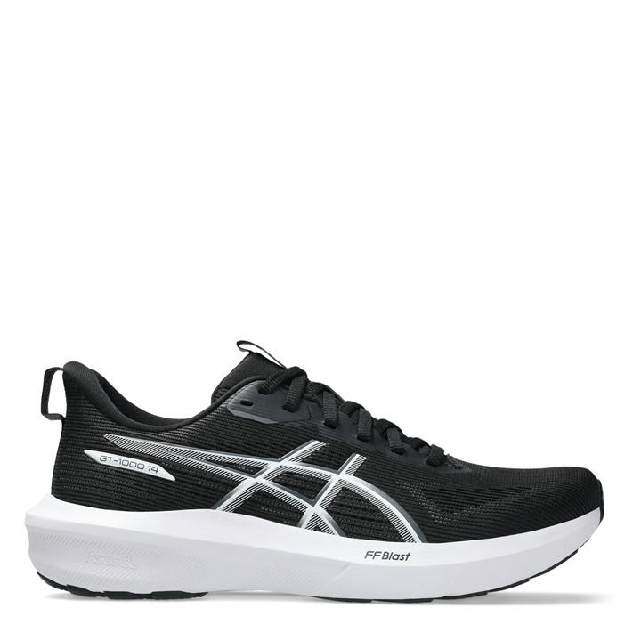 Asics Women's Black Gt-1000 14 Road Running Shoes in Size 6.5, Sports Direct