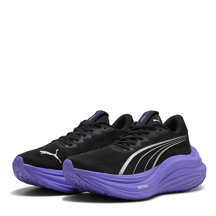 Puma Women's Black Magmax Nitro Wns Road Running Shoes in Size 6.5, Sports Direct