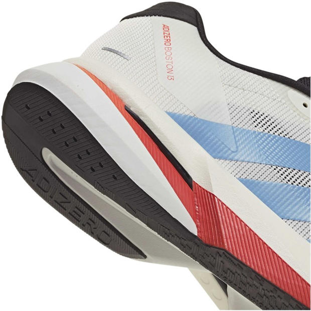 Off White/Blue - adidas - Adizero Boston 13 Road Running Shoes Mens
