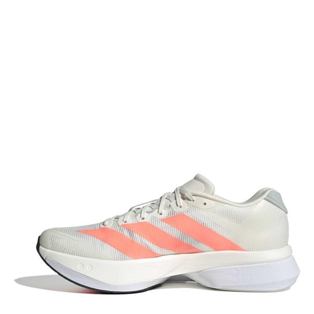 Wht/Orange/Grey - adidas - Adizero Boston 13 Road Running Shoes Mens