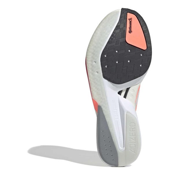 Wht/Orange/Grey - adidas - Adizero Boston 13 Road Running Shoes Mens