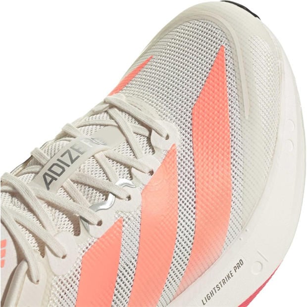 Wht/Orange/Grey - adidas - Adizero Boston 13 Road Running Shoes Mens