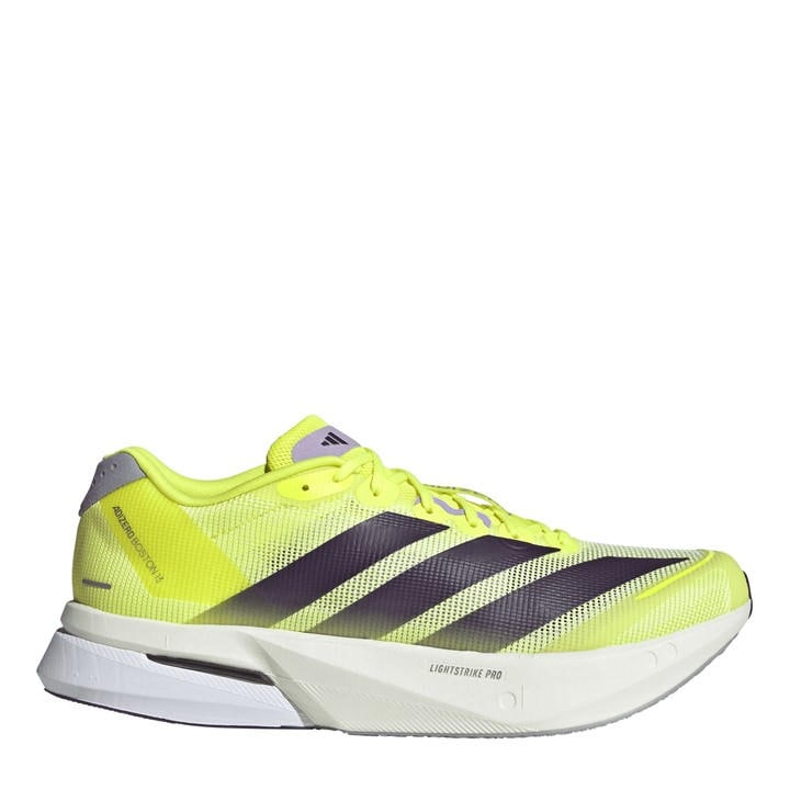 Adidas Men's Yellow Adizero Boston 13 Road Running Shoes in Size 9.5, Sports Direct
