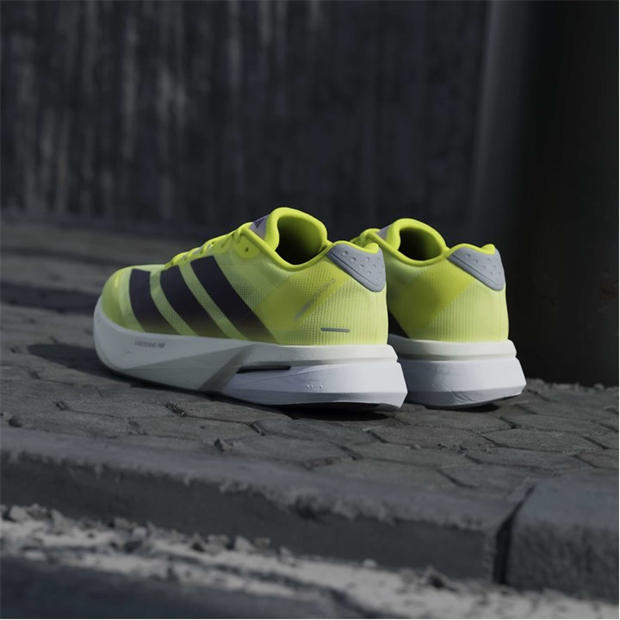Solar Yellow - adidas - Adizero Boston 13 Road Running Shoes Mens
