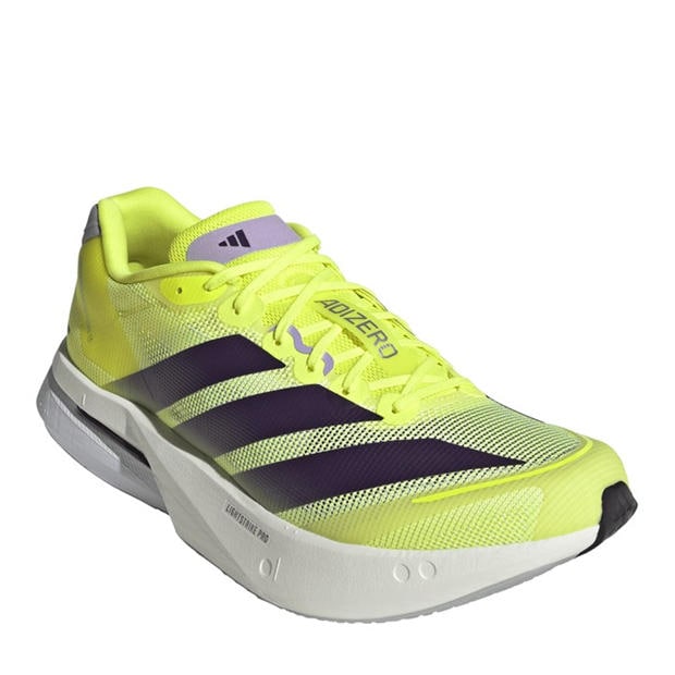 Solar Yellow - adidas - Adizero Boston 13 Road Running Shoes Mens