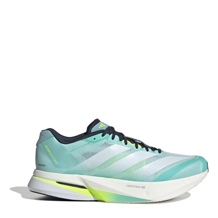 Adidas Men's Green Adizero Boston 13 Road Running Shoes Size 9
