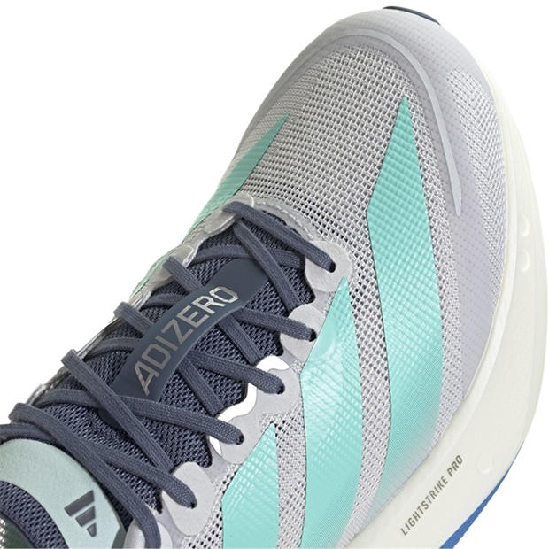 Dash Grey/Aqua - adidas - Adizero Boston 13 Road Running Shoes Mens