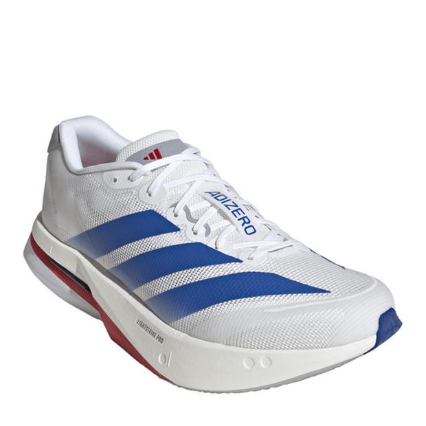 White/Blue - adidas - Adizero Boston 13 Road Running Shoes Mens