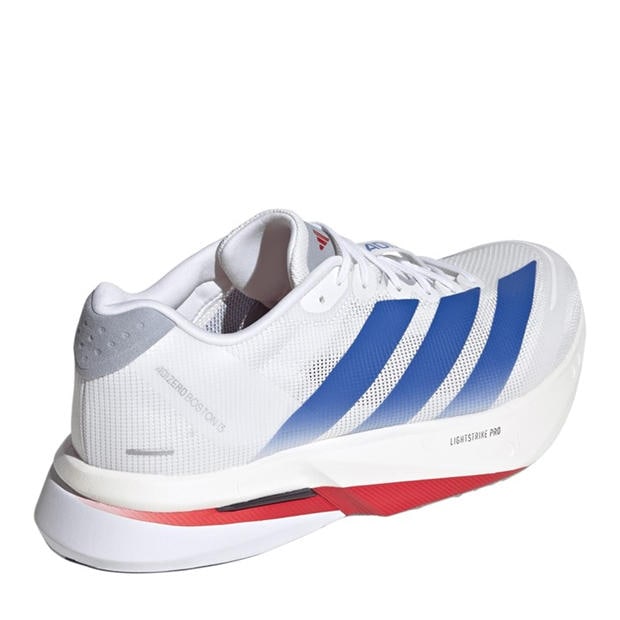White/Blue - adidas - Adizero Boston 13 Road Running Shoes Mens