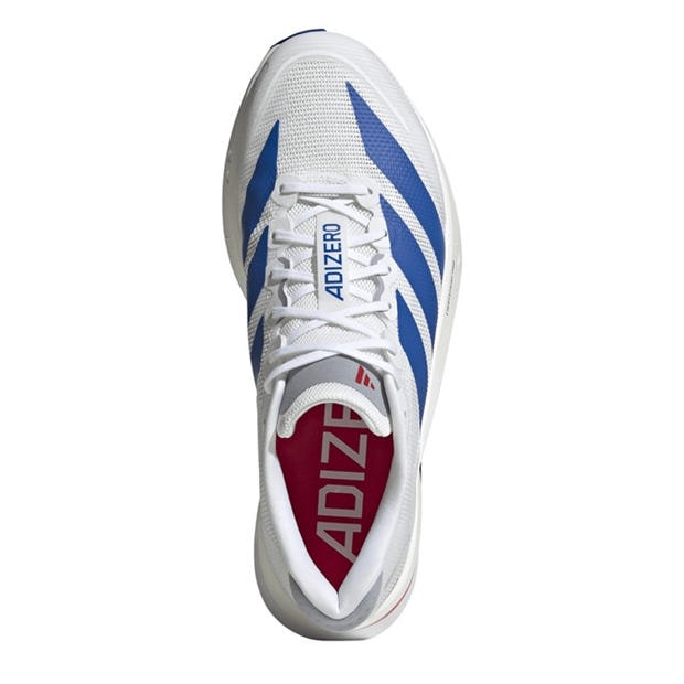 White/Blue - adidas - Adizero Boston 13 Road Running Shoes Mens