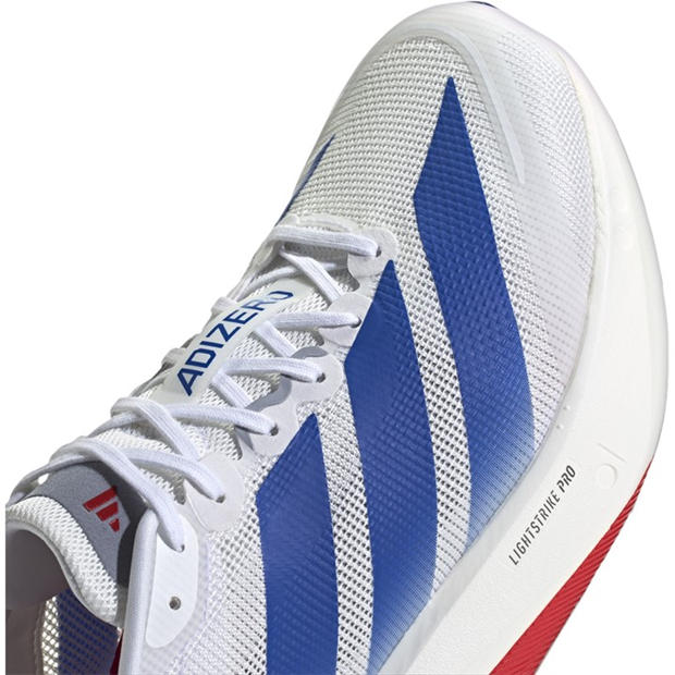 White/Blue - adidas - Adizero Boston 13 Road Running Shoes Mens