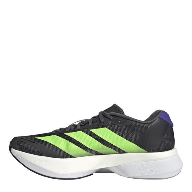 Black/Lime - adidas - Adizero Boston 13 Road Running Shoes Mens