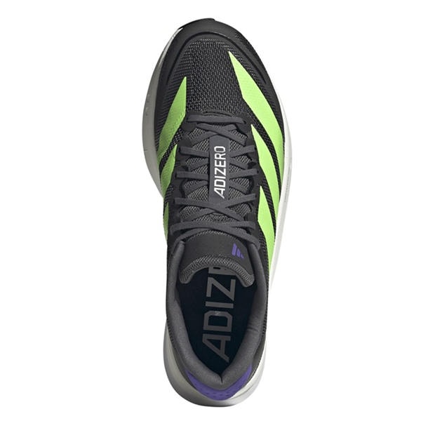 Black/Lime - adidas - Adizero Boston 13 Road Running Shoes Mens
