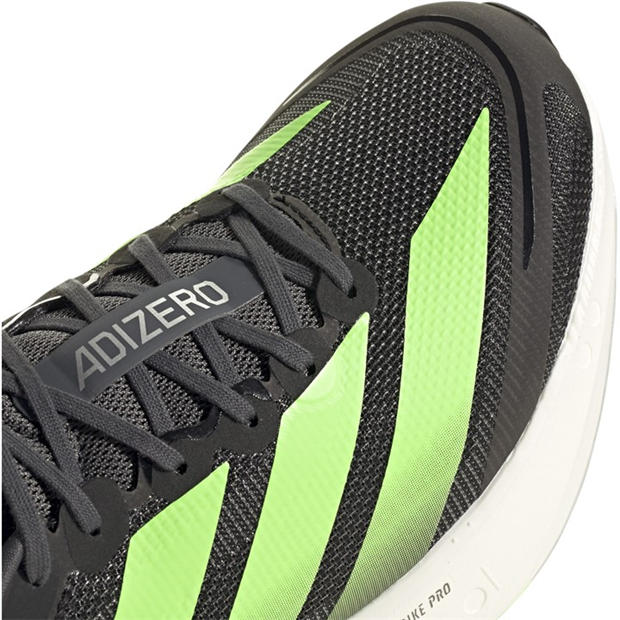 Black/Lime - adidas - Adizero Boston 13 Road Running Shoes Mens