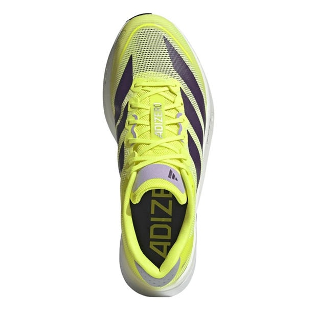 Solar Yellow - adidas - Adizero Boston 13 Road Running Shoes Mens