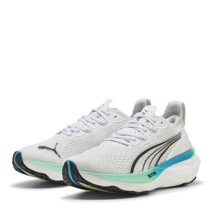 Puma Women's White Foreverrun Nitro 2 Wn Road Running Shoes in Size 8, Sports Direct