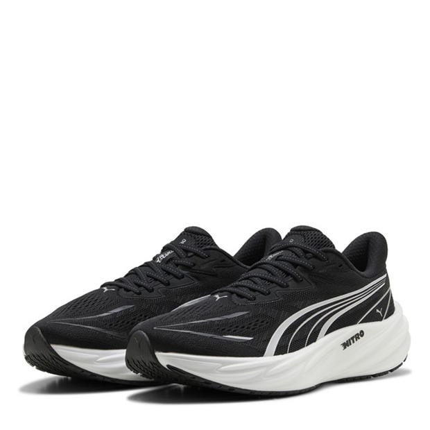 Black/White - Puma - Men's Velocity Nitro 5 Road Running Shoes
