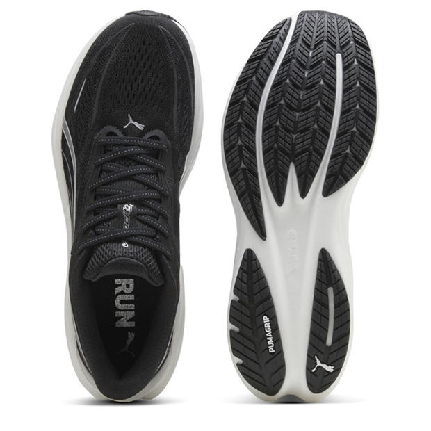 Black/White - Puma - Men's Velocity Nitro 5 Road Running Shoes