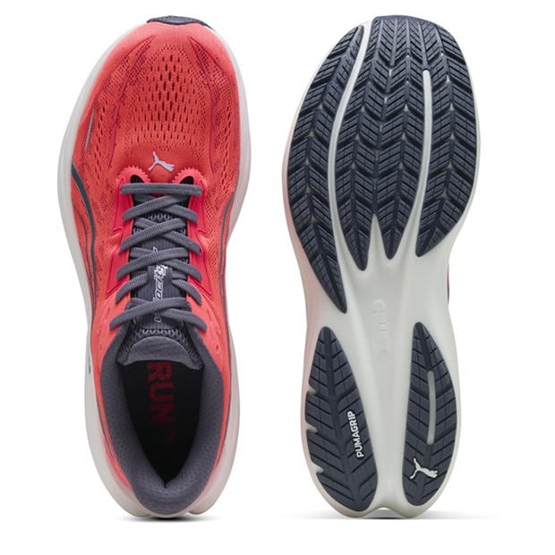U Red/Inky Dept - Puma - Men's Velocity Nitro 5 Road Running Shoes