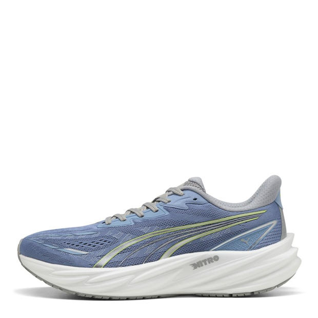 Z Blue/Sun Lime - Puma - Men's Velocity Nitro 5 Road Running Shoes