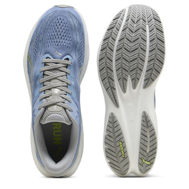 Z Blue/Sun Lime - Puma - Men's Velocity Nitro 5 Road Running Shoes