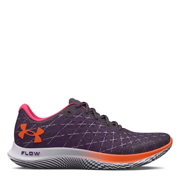 Under Armour Women's Purple Flow Vel Wind Fast Neutral Road Running Shoes in Size 5, Sports Direct