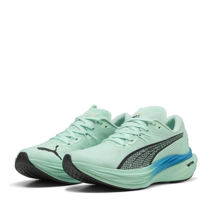 Puma Men's Green Deviate Nitro 3 Running Shoes in Size 11, Sports Direct
