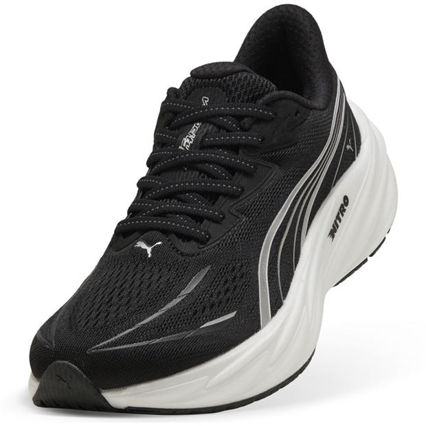 Black/White - Puma - Women's Velocity Nitro 5 Road Running Shoes