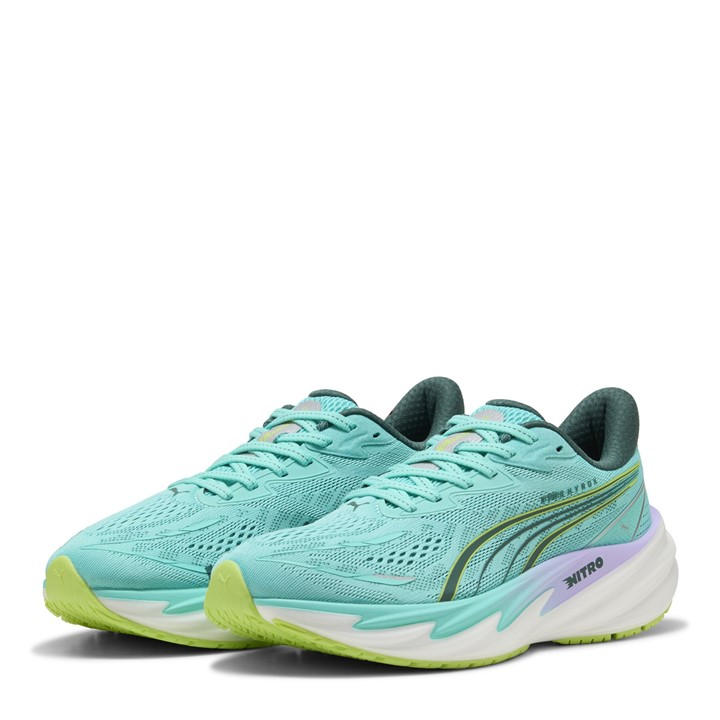 Puma Women's Green Velocity Nitro 5 Road Running Shoes in Size 6.5, Sports Direct