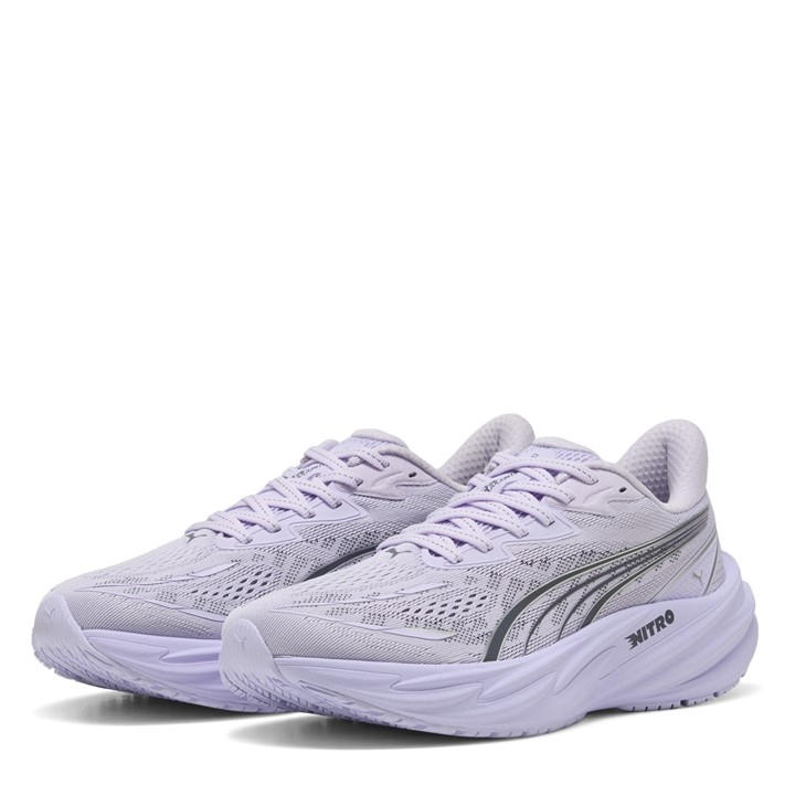 Puma Women's Purple Velocity Nitro 5 Road Running Shoes in Size 6.5, Sports Direct