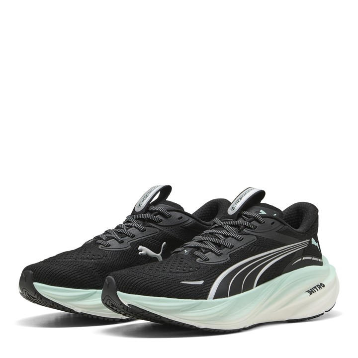 Puma Women's Black Magnify Nitro 3 Running Shoes in Size 6.5, Sports Direct