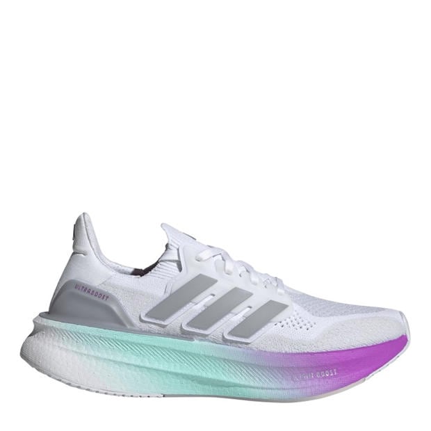 White/Slvr/Prpl - adidas - Ultraboost 5 Running Shoes Womens