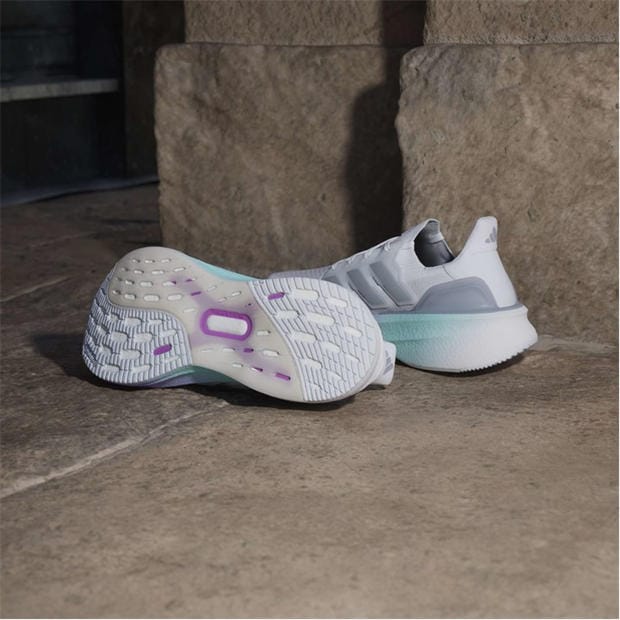 White/Slvr/Prpl - adidas - Ultraboost 5 Running Shoes Womens