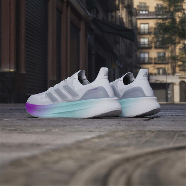 White/Slvr/Prpl - adidas - Ultraboost 5 Running Shoes Womens