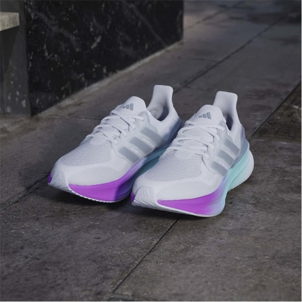 White/Slvr/Prpl - adidas - Ultraboost 5 Running Shoes Womens