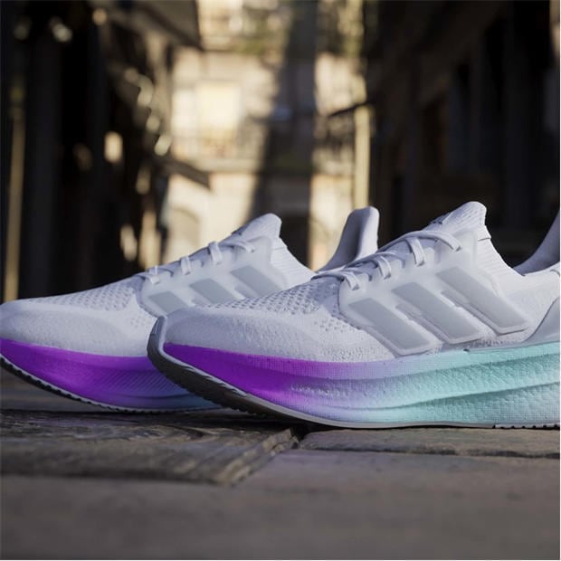 White/Slvr/Prpl - adidas - Ultraboost 5 Running Shoes Womens