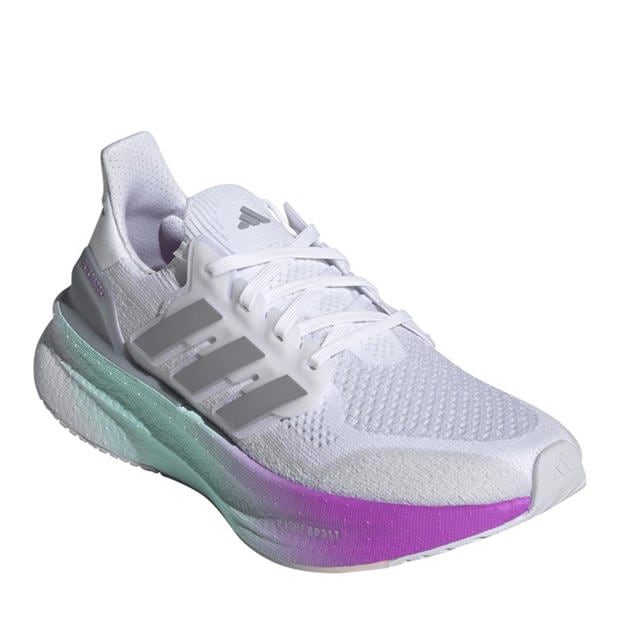 White/Slvr/Prpl - adidas - Ultraboost 5 Running Shoes Womens