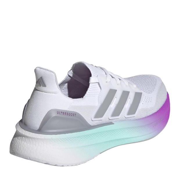 White/Slvr/Prpl - adidas - Ultraboost 5 Running Shoes Womens
