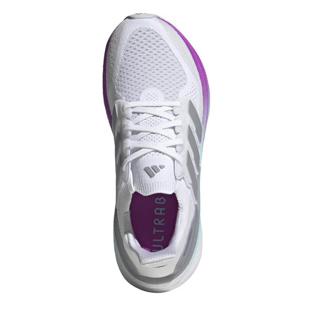 White/Slvr/Prpl - adidas - Ultraboost 5 Running Shoes Womens